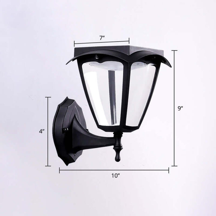 Applique murale LED solaire d'extérieur