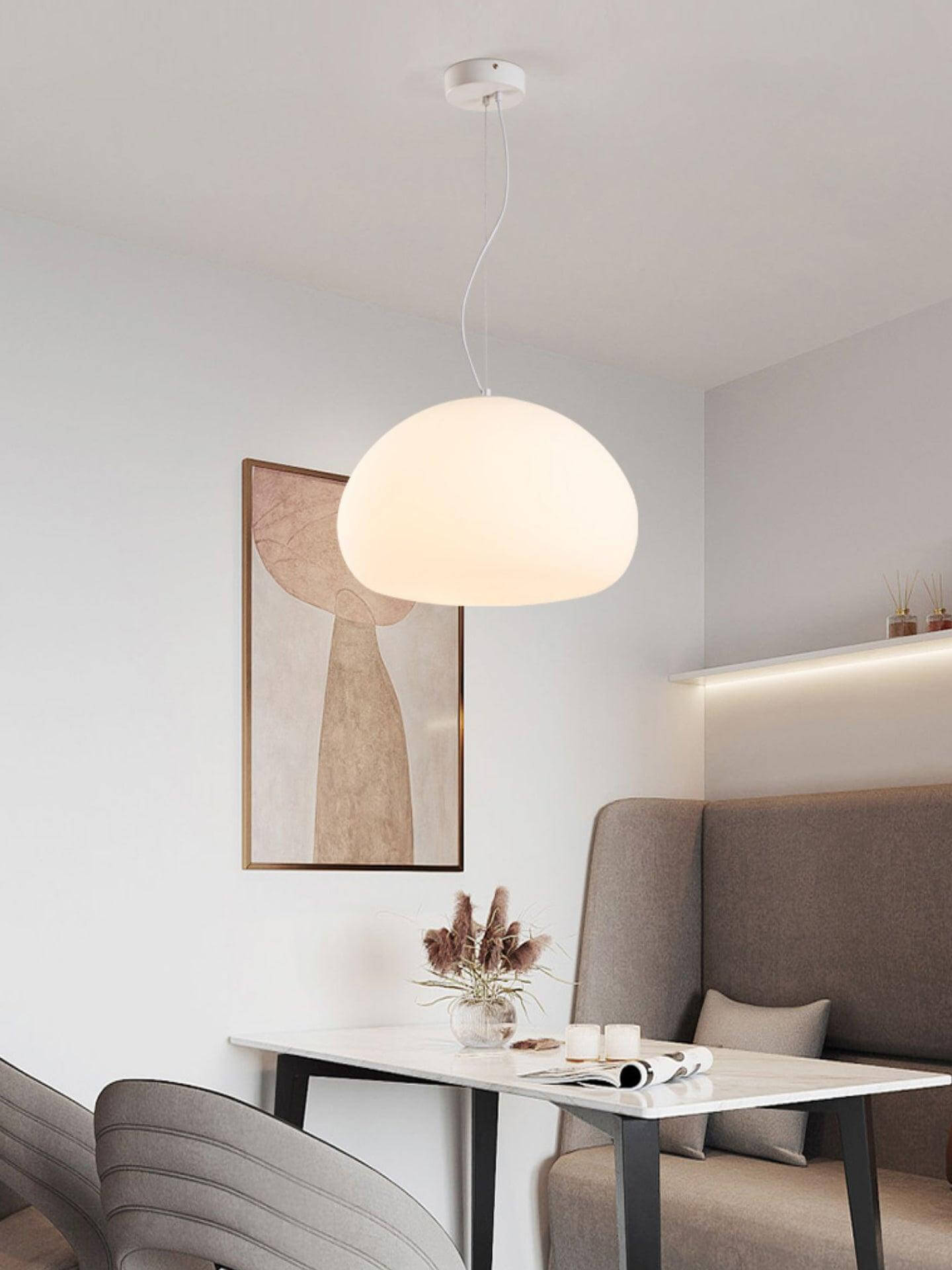 Moderne Glas-Pendelleuchte