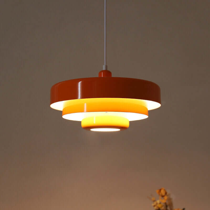 Mehrschichtige Vintage Pendelleuchte