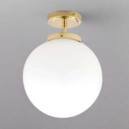 Plafonnier sphérique moderne pour salle de bain