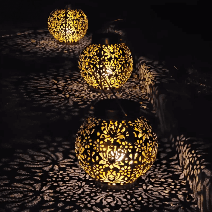 Solar Hängelampe Garten LED Außen Wasserdicht