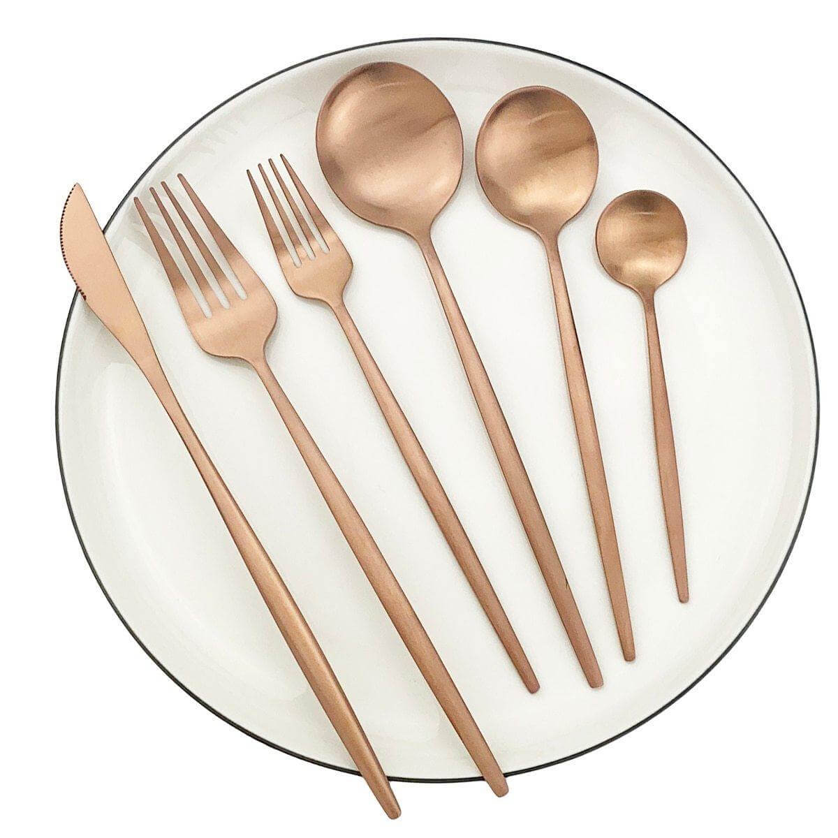 24-teiliges Edelstahlbesteck Set