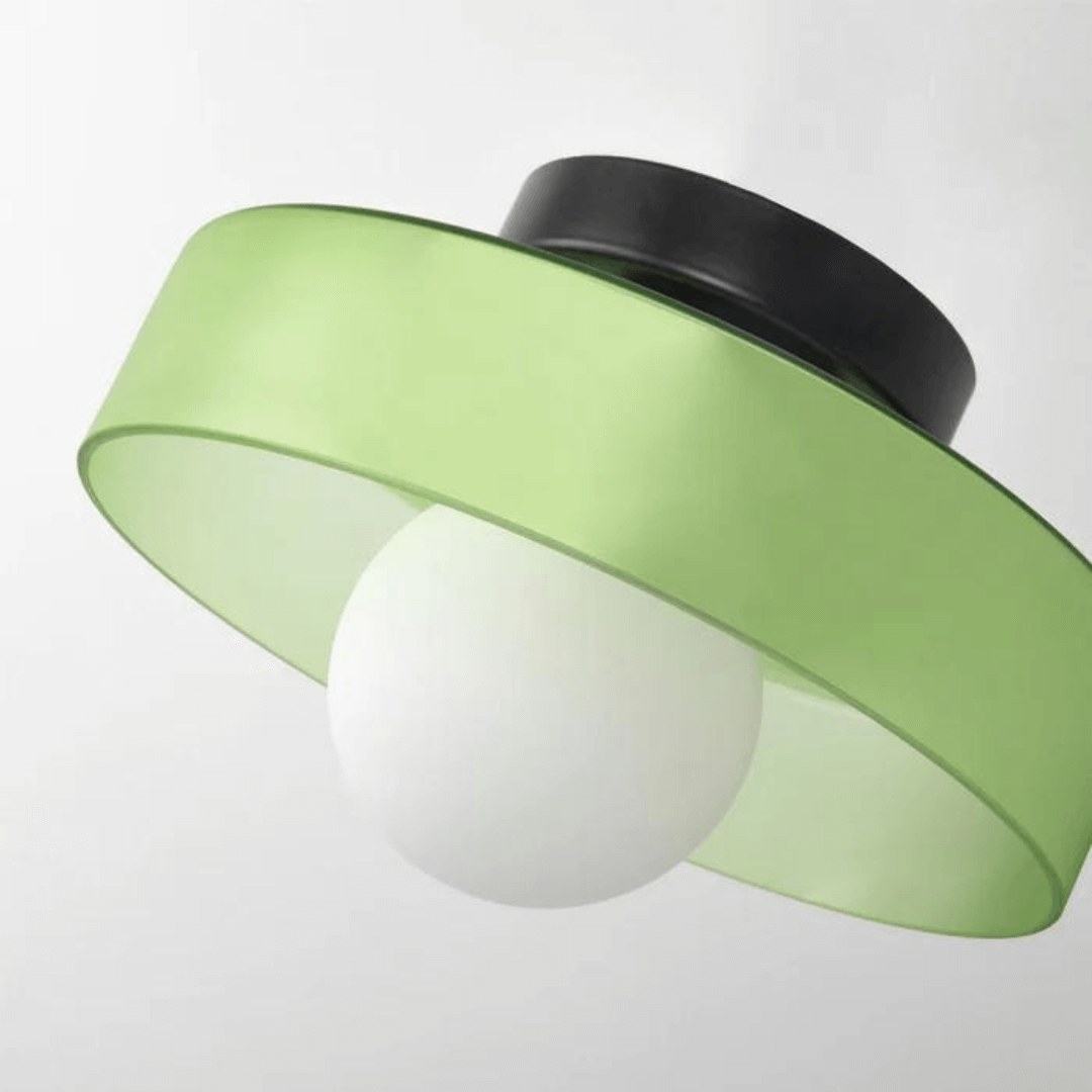 Runde LED Deckenleuchte Modern Glas Lampe