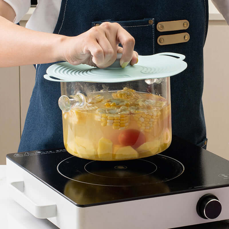 Couvercle à ventouse en silicone - hermétique et réutilisable