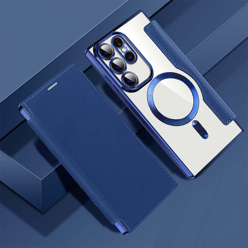 Étui de téléphone en cuir avec fente pour carte
