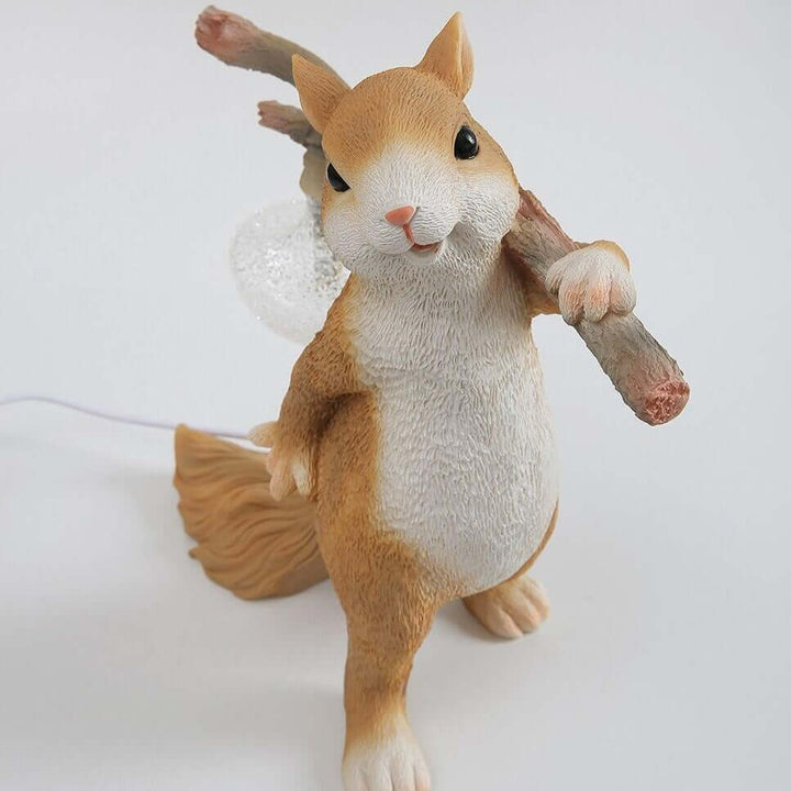 Dekorative Eichhörnchen Tischlampe mit LED