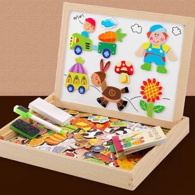 Doppelseitiges Zeichenbrett für Kinder