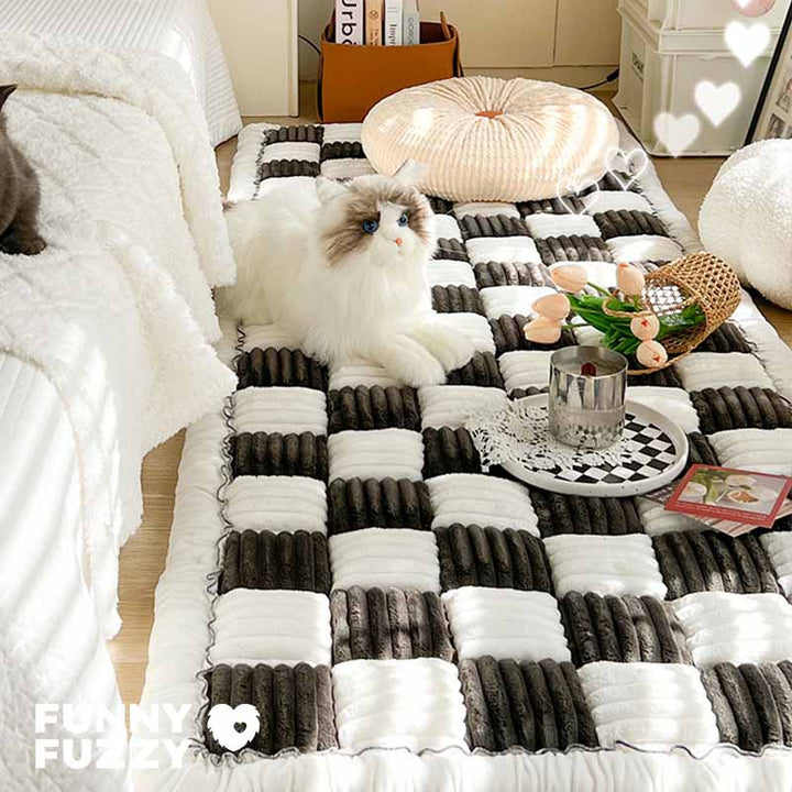 Couverture douillette pour animaux de compagnie, canapé, protection des meubles, chenille
