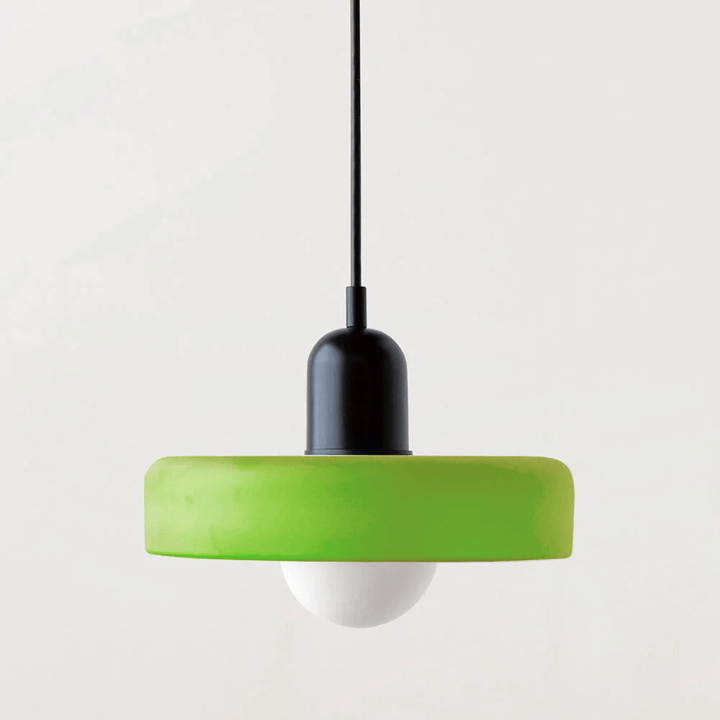 Bunte Glas-Hängelampe - Modernes Design