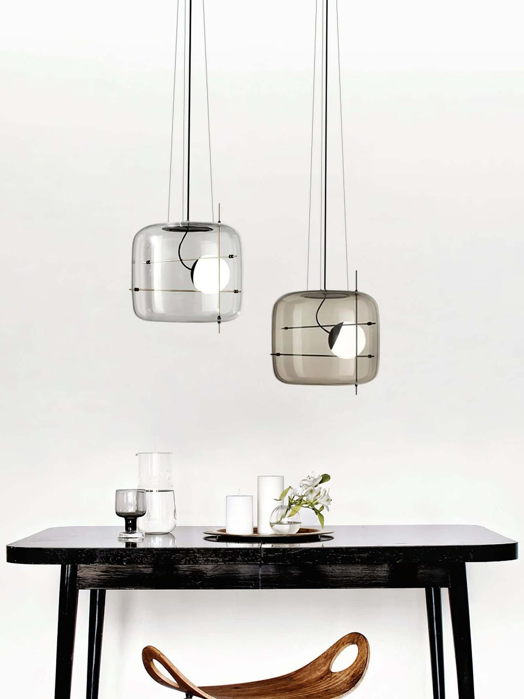 Moderne Glas Pendelleuchte Ø 30cm