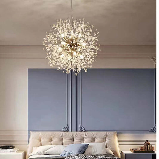 Suspension LED moderne en cristal