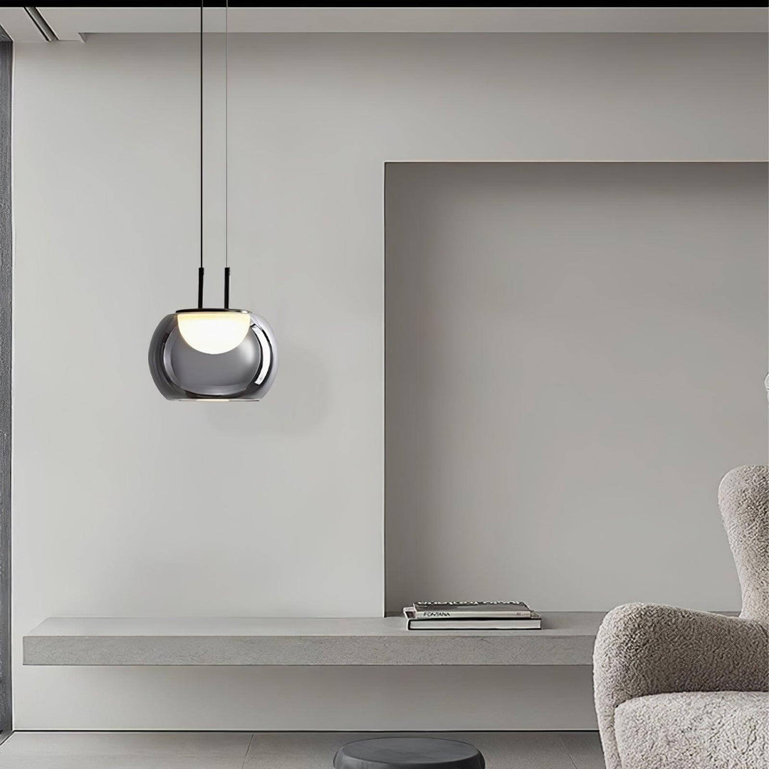 Moderne Halo Pendelleuchte, 3-flammig