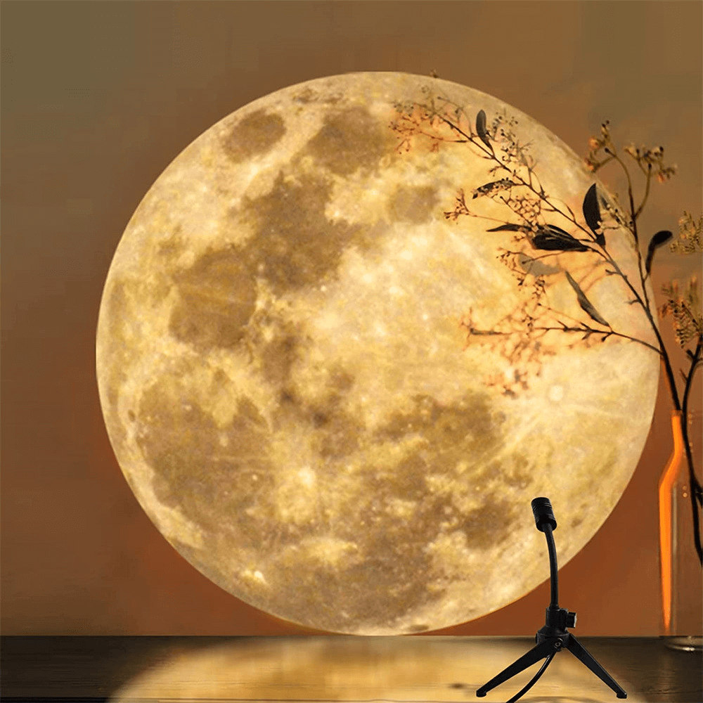 Projektionslampe Erde & Mond