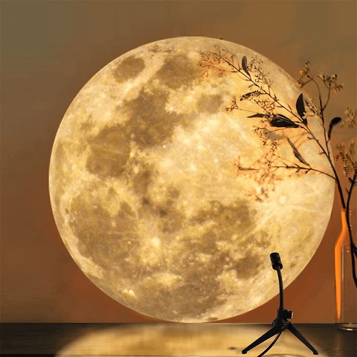 Projektionslampe Erde & Mond