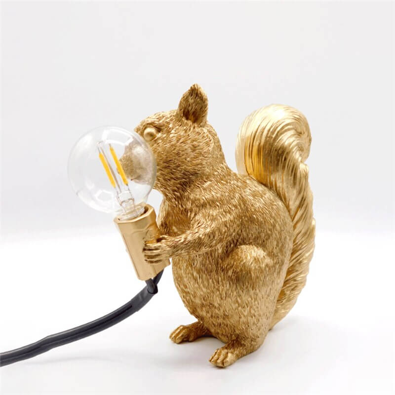 Dekorative Eichhörnchen Tischlampe Kinderzimmer
