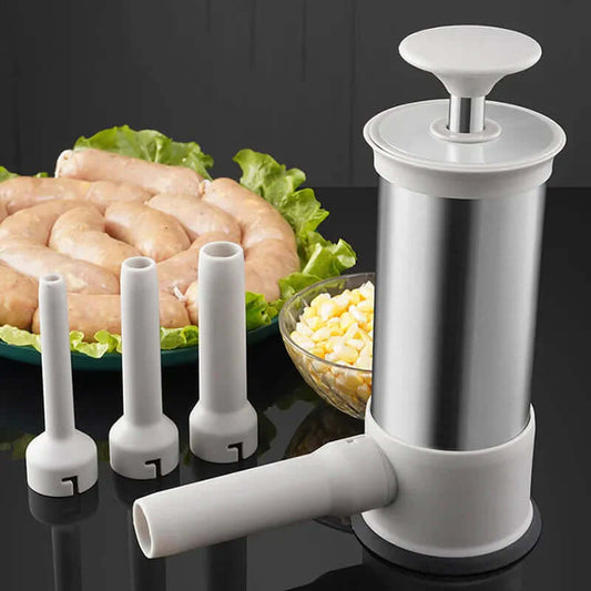 Machine manuelle de remplissage de saucisses - Pour des saucisses fraîches et faites maison