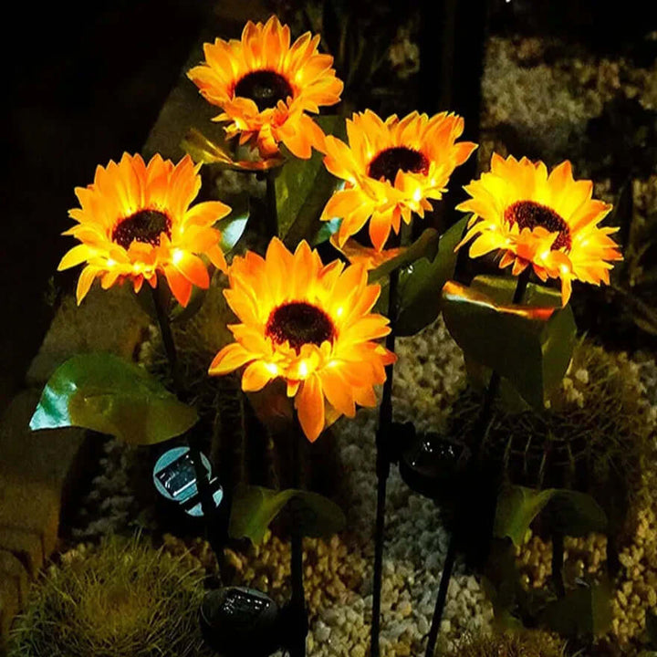 Solar Gartenleuchte Sonnenblume Wasserdicht Außen