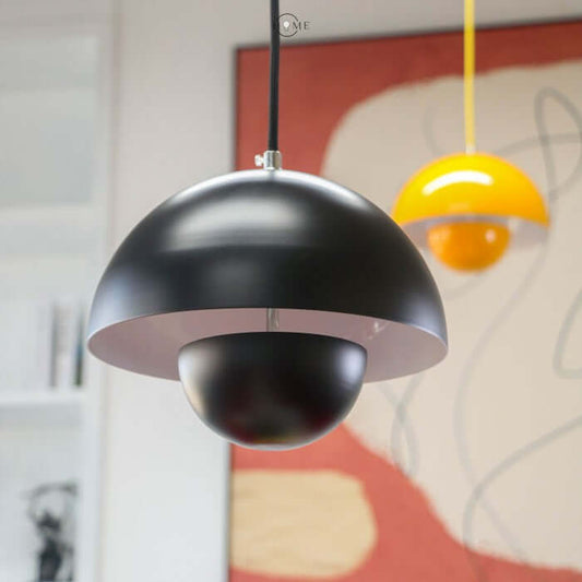 Suspension design macaron bourgeon de fleur