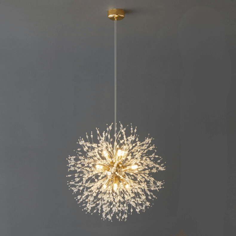 Suspension LED moderne en cristal