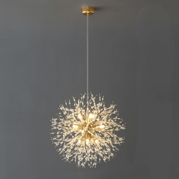 Suspension LED moderne en cristal