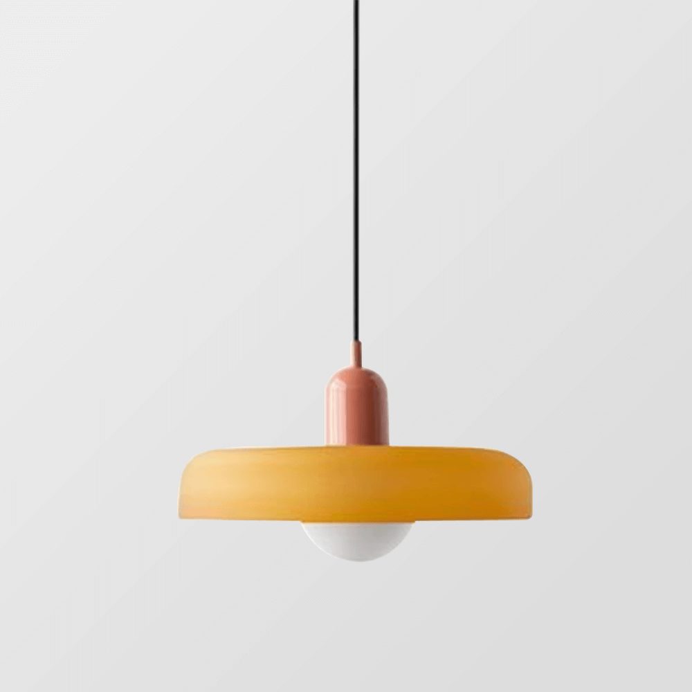 Bunte Glas-Hängelampe - Modernes Design
