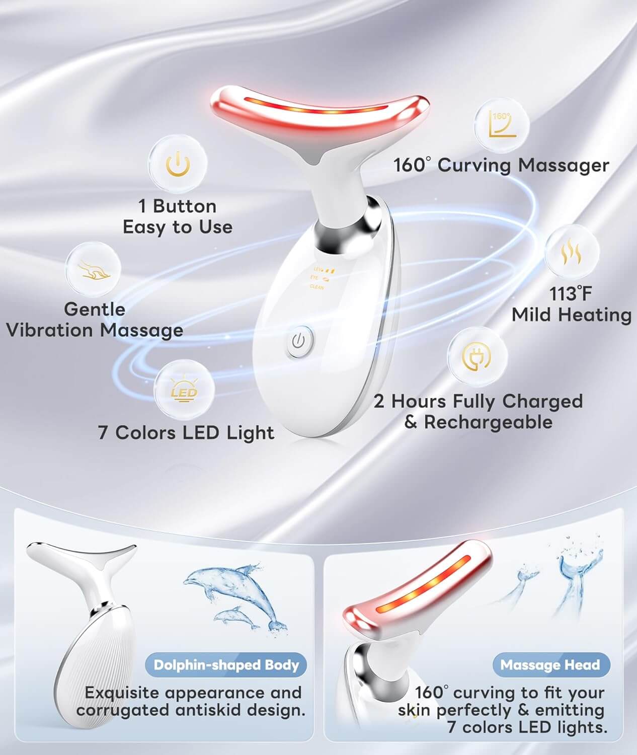 7-Farben LED Gesichtsmassagegerät