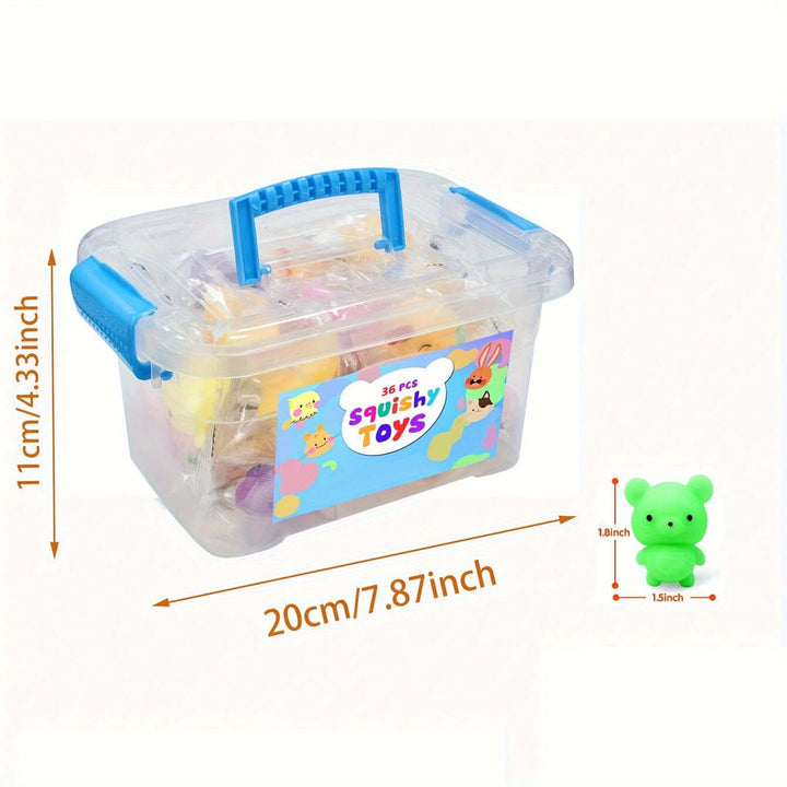 36 Niedliche Squishy Tiere - Stressabbau & Partyspaß