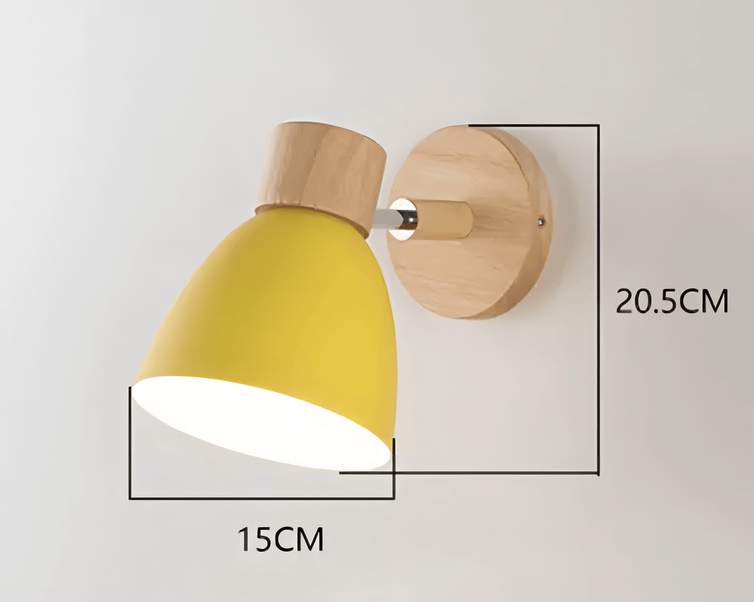Hängende Wandleuchte Holz Nordisch Modern