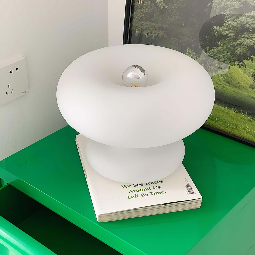 Lampe de table Donut design moderne éclairage intérieur LED