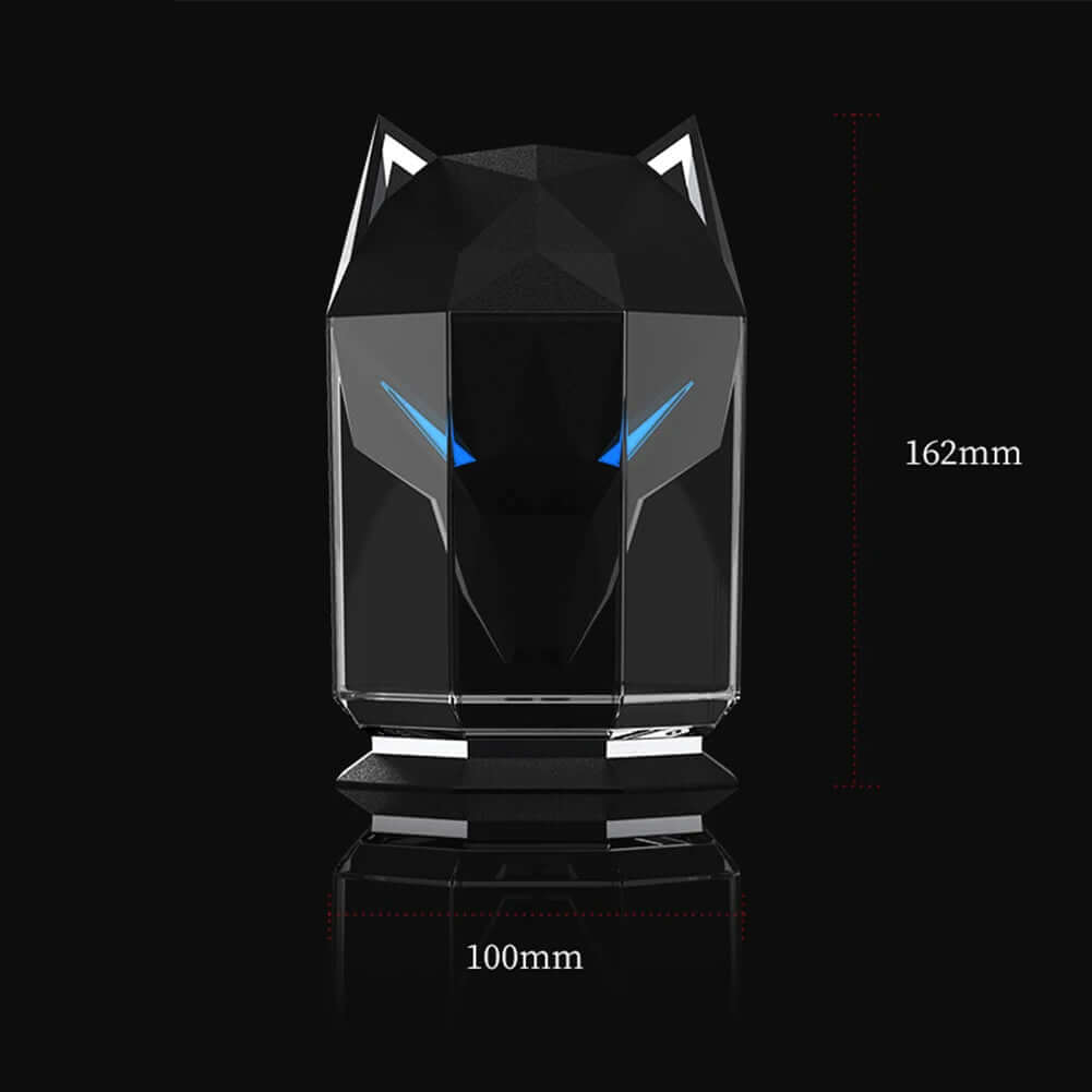 Humidificateur veilleuse tête de loup