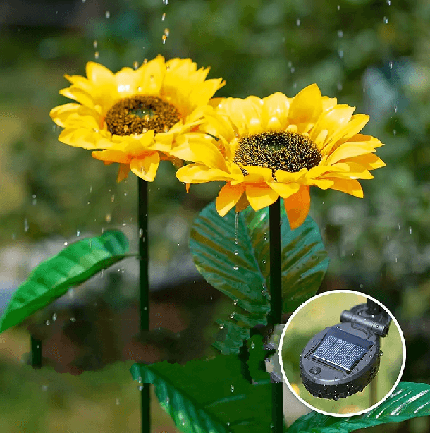 Solar Gartenleuchte Sonnenblume Wasserdicht Außen
