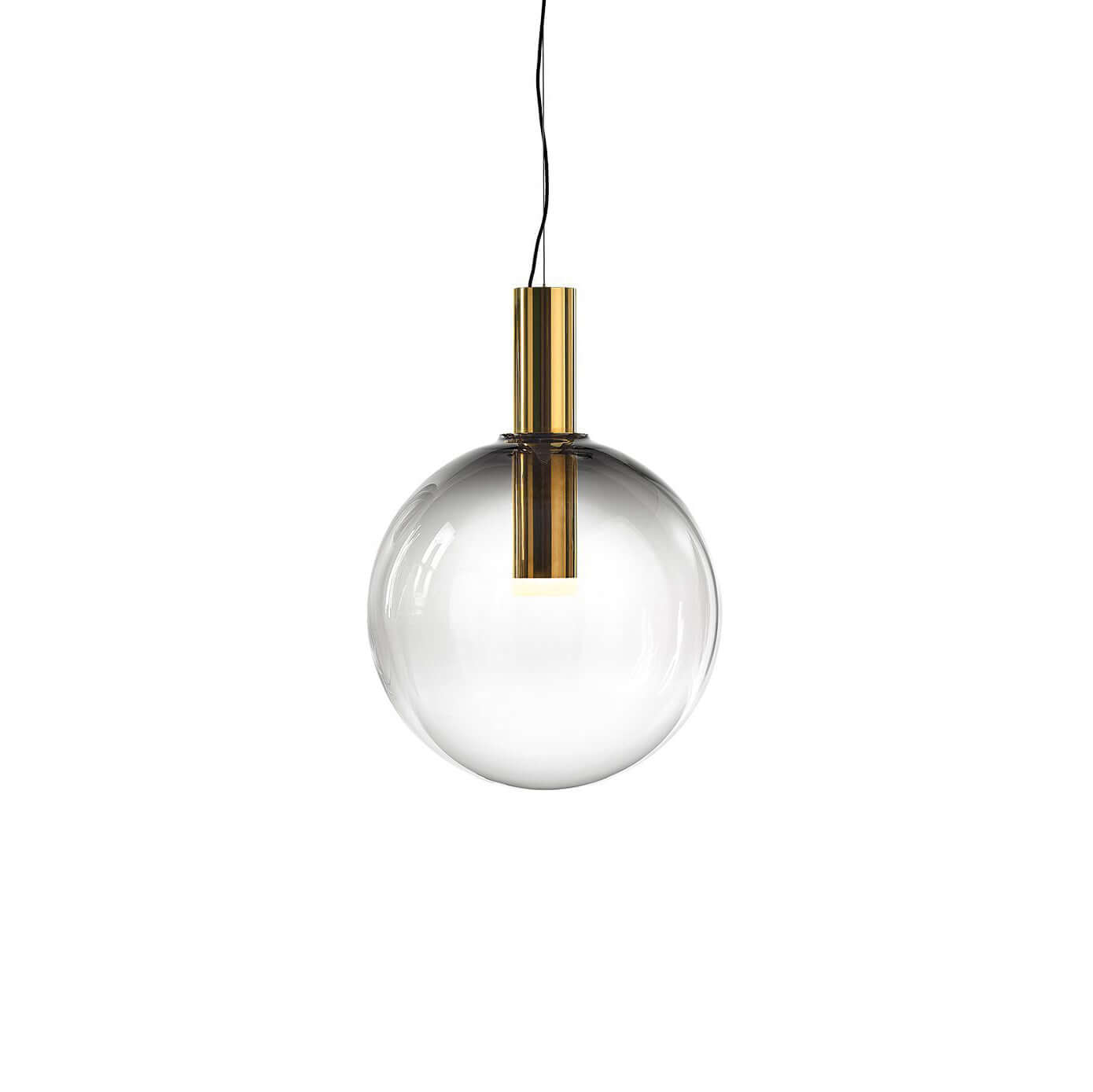 Elegante Pendelleuchte Glas & Metall