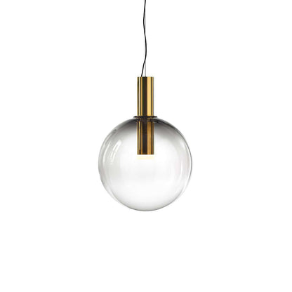Elegante Pendelleuchte Glas & Metall