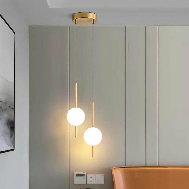 Moderne Glaskugel Pendelleuchte