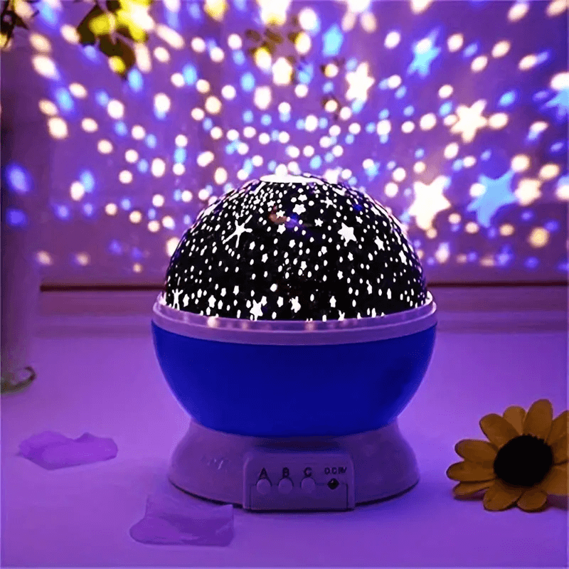 Veilleuse projecteur d'étoiles pour enfants