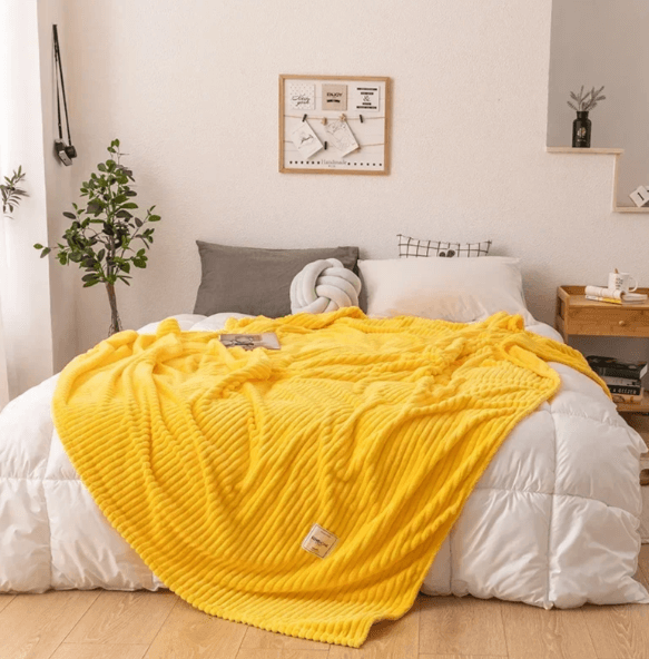 Couverture en flanelle douce : douillette et chaleureuse
