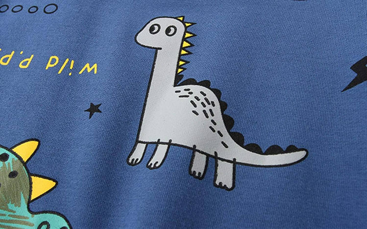 Ensemble de vêtements pour enfants - T-shirt et pantalon dinosaure