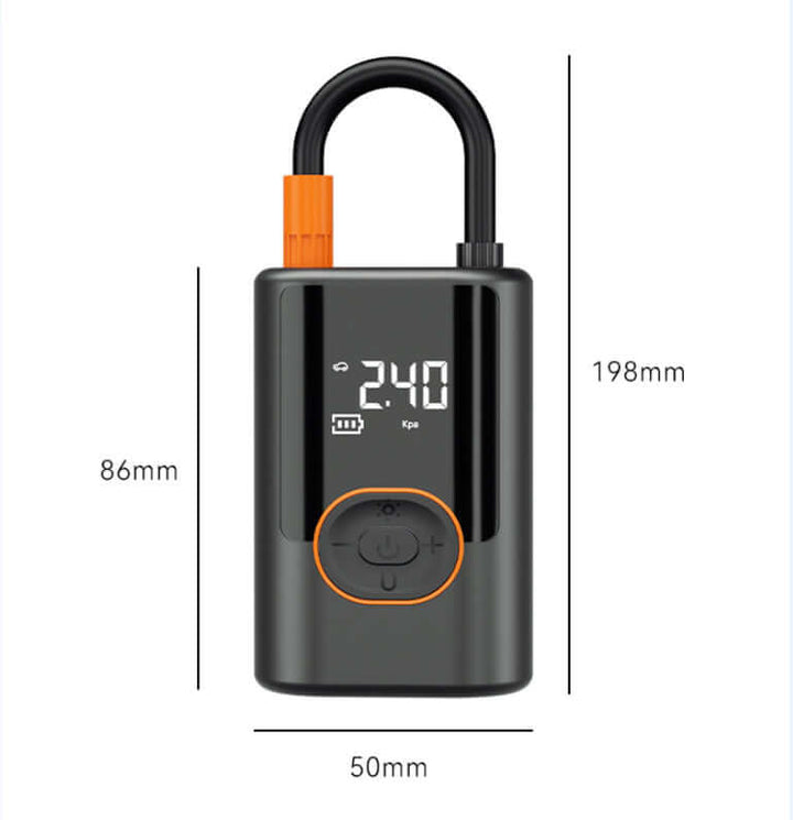 Gonfleur de pneus de voiture - Numérique - Portable, à piles