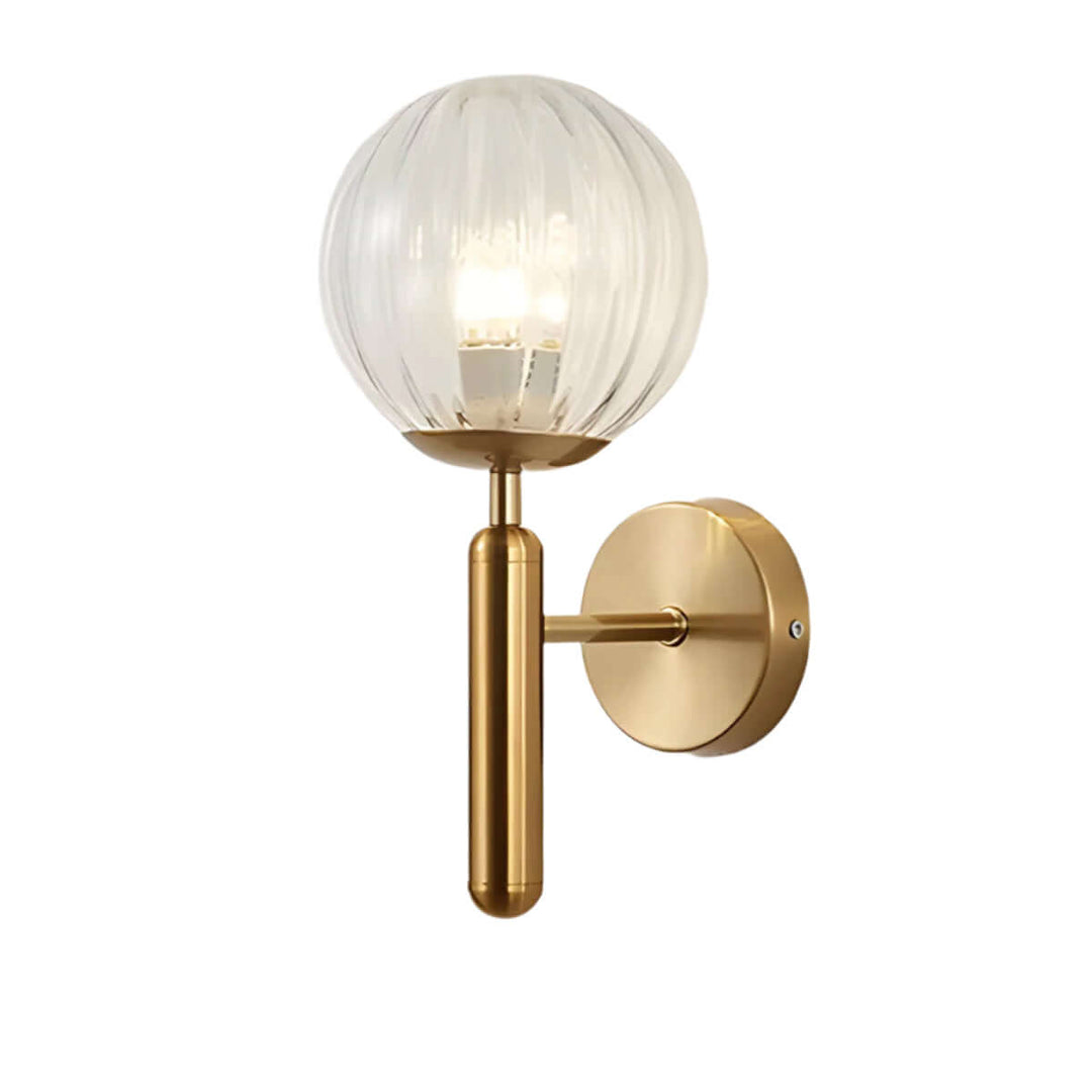 Elegante Glas-Wandleuchte im Vintage-Stil