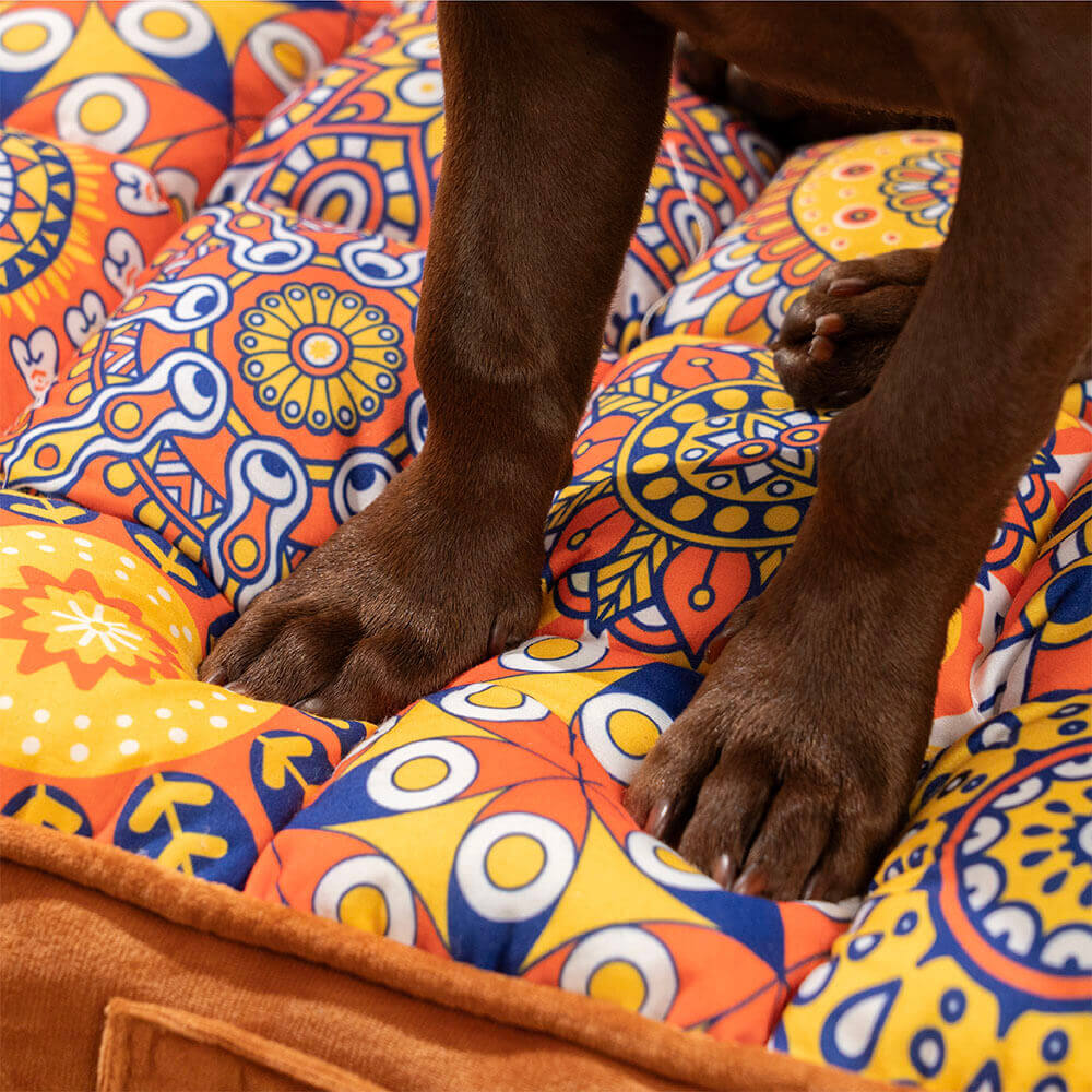 Orthopädisches Hundebett im Marokkanischen Stil