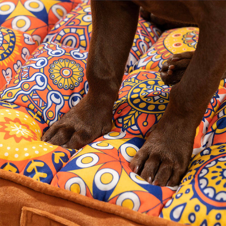 Orthopädisches Hundebett im Marokkanischen Stil