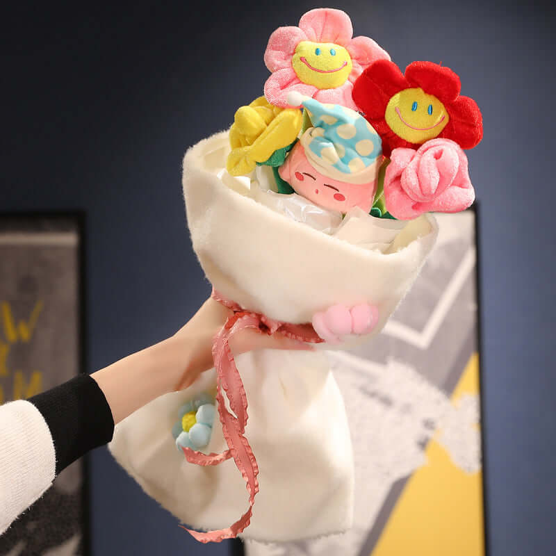 Kuscheltier-Geschenkstrauß: Weiches Plüsch-Bouquet
