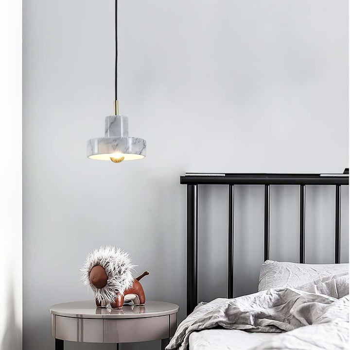 Marmor Hängeleuchte mit integrierter LED