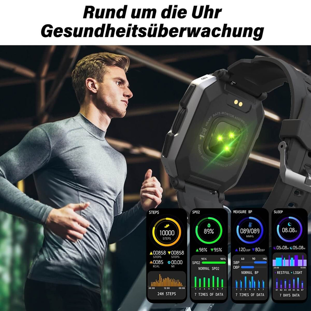 Robuste Smartwatch mit AMOLED-Display