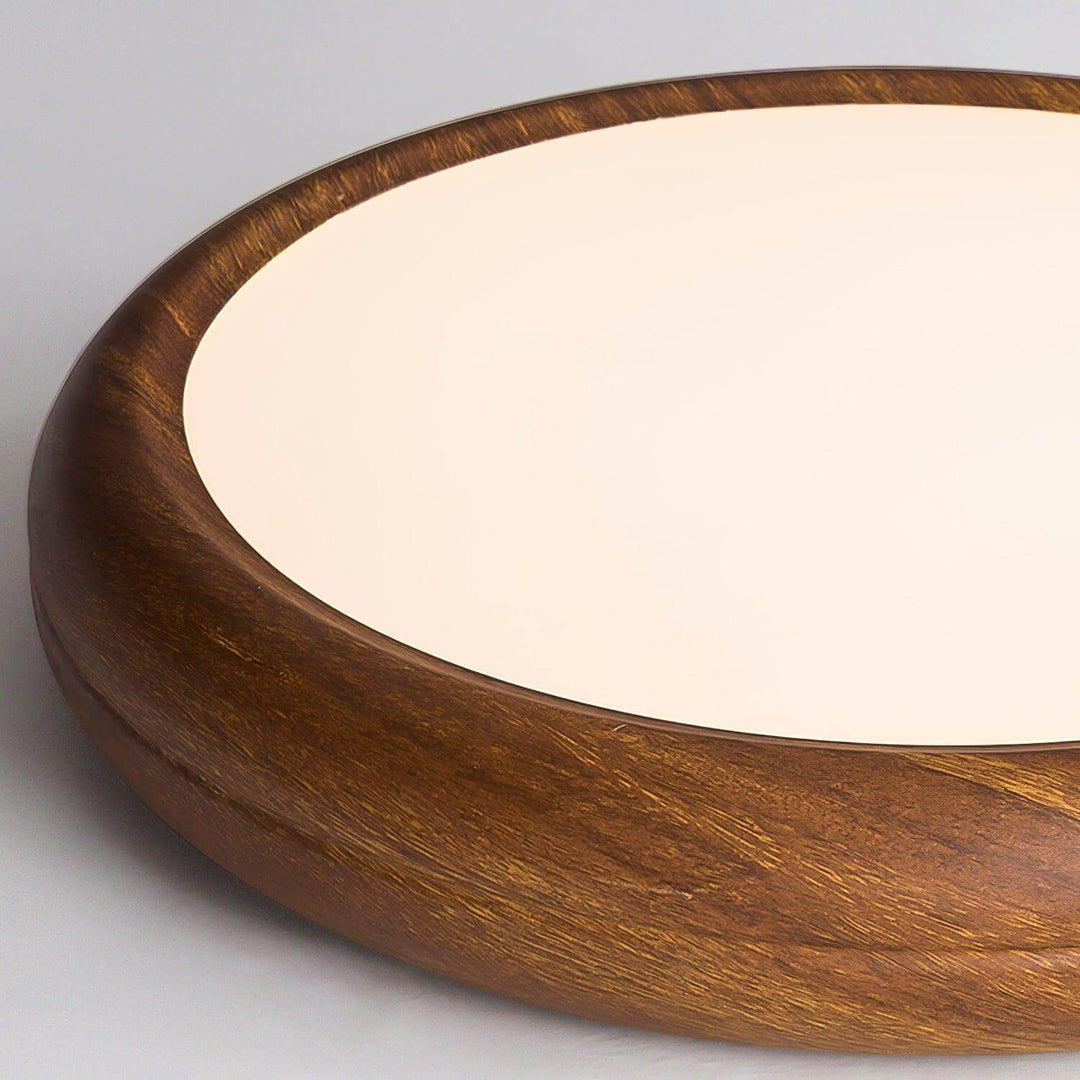 LED Deckenleuchte Holzoptik Modern Rund