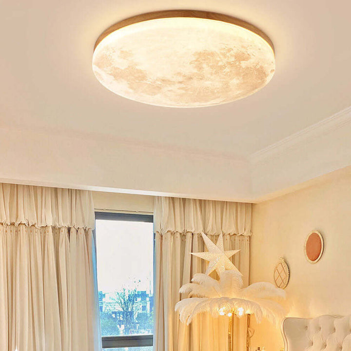 Plafonnier LED en forme de lune