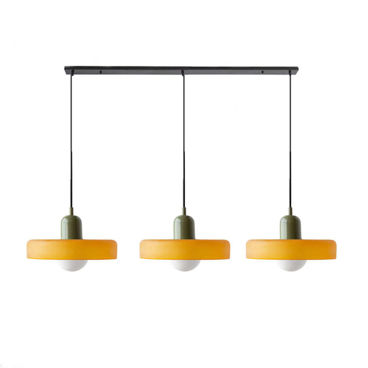 Lampe suspendue Bauhaus à 3 têtes