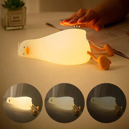 Veilleuse canard mignonne, aide au sommeil de bébé