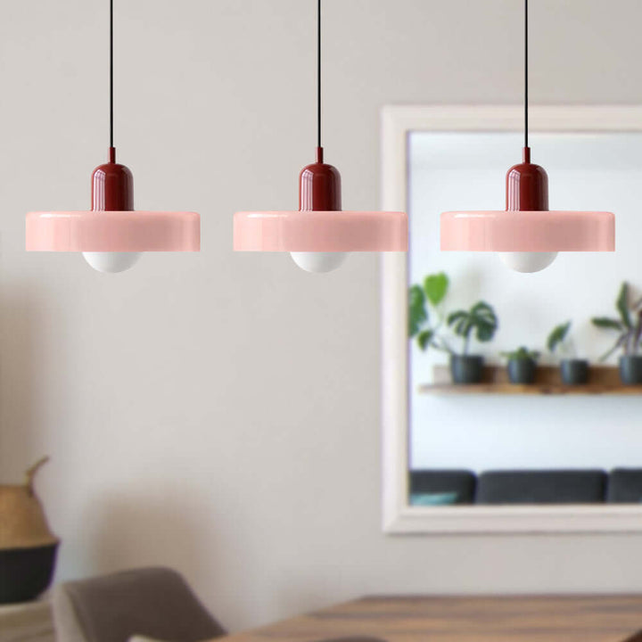 Lampe suspendue Bauhaus à 3 têtes