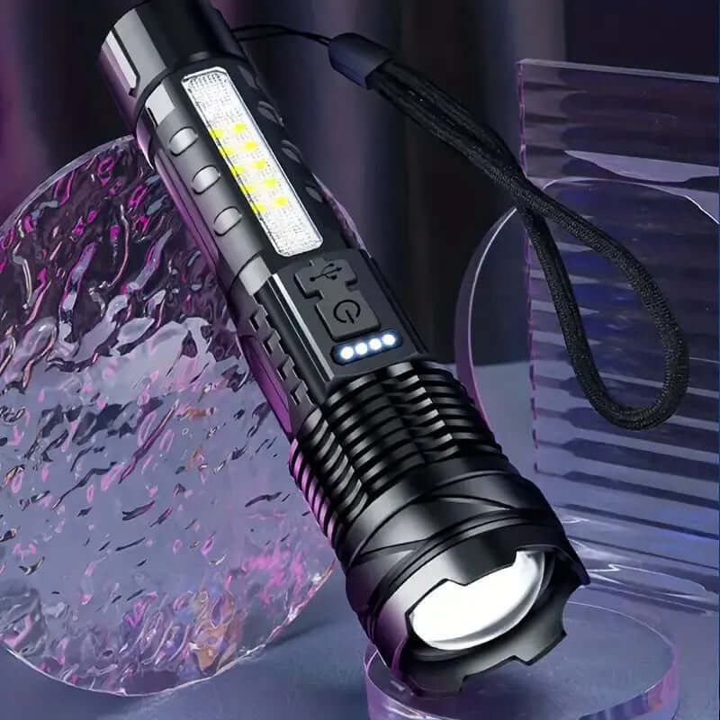 Lampe de poche tactique ultra lumineuse 5000 lumens